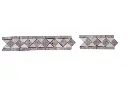 Travertin Classique - Noce Frises Modèle KF-16 2,3x2,3 cm Antique Rustique 6 € HT - piéce - 01.webp