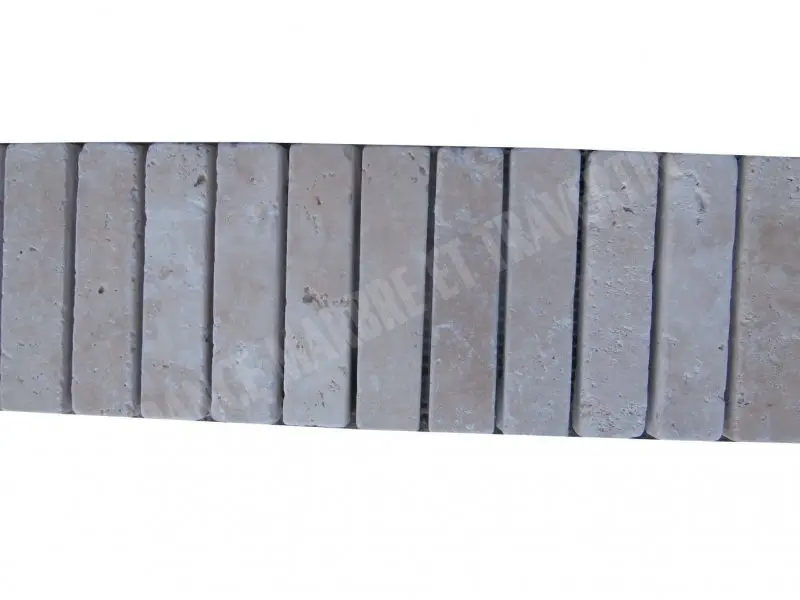 Travertin Classique Frises 2,3x10 cm Antique 1'er Choix 6 € HT - piéce - 02.webp