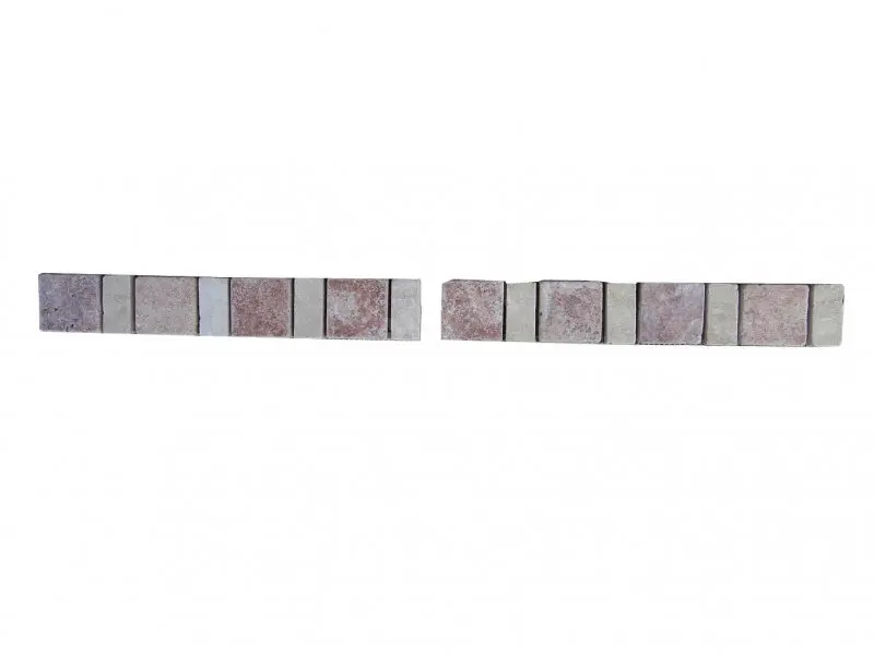Travertin Rose - Classique Petit Frises Antique 1'er Choix 4 € HT - pièce - 01.webp