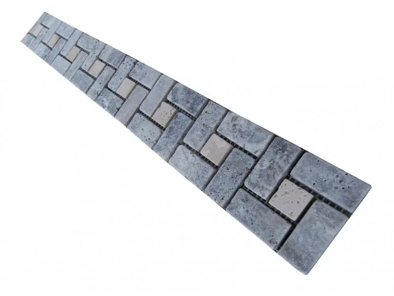 Travertin Gris Silver - Classique Grande Target Frises 1'er Choix Antique 8 € HT - pièce - 04.webp