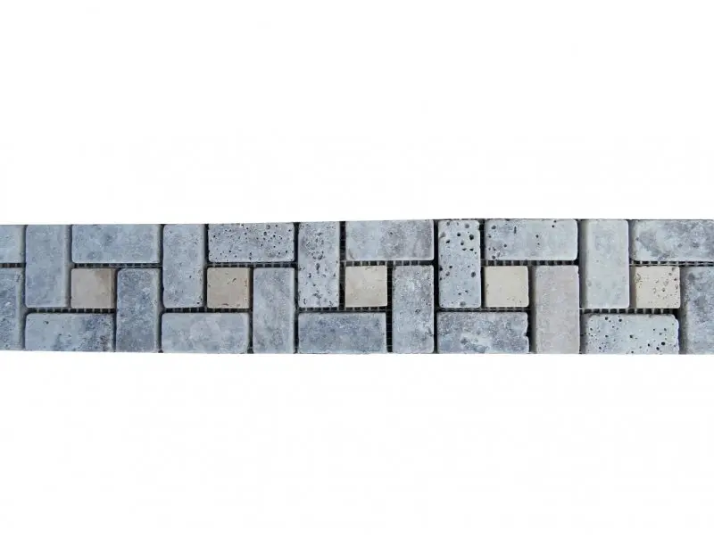 Travertin Gris Silver - Classique Grande Target Frises 1'er Choix Antique 8 € HT - pièce - 03.webp