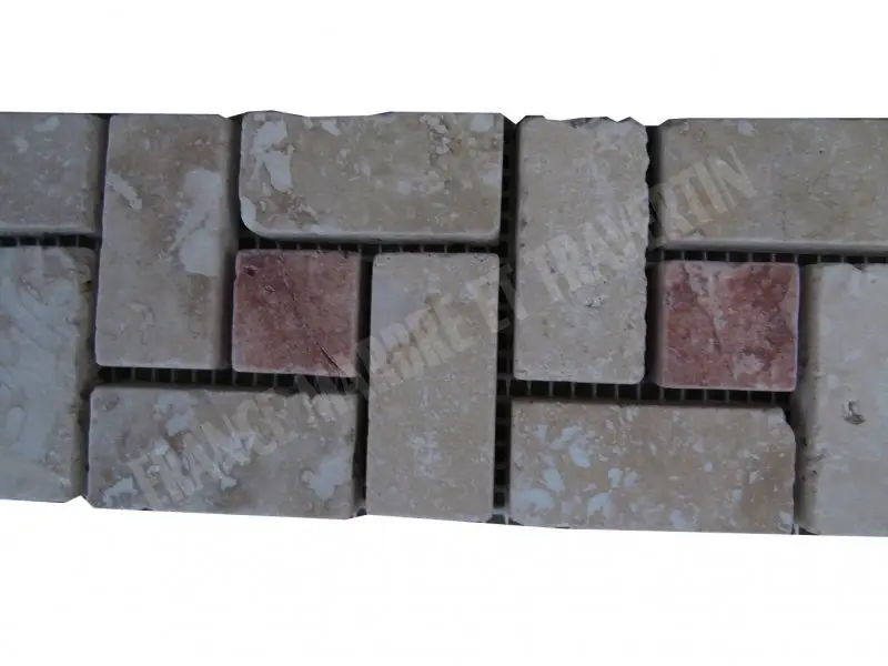 Travertin Classique - Rose Grande Target Frises Antique 1'er Choix  7 € HT - pièce - 03.webp