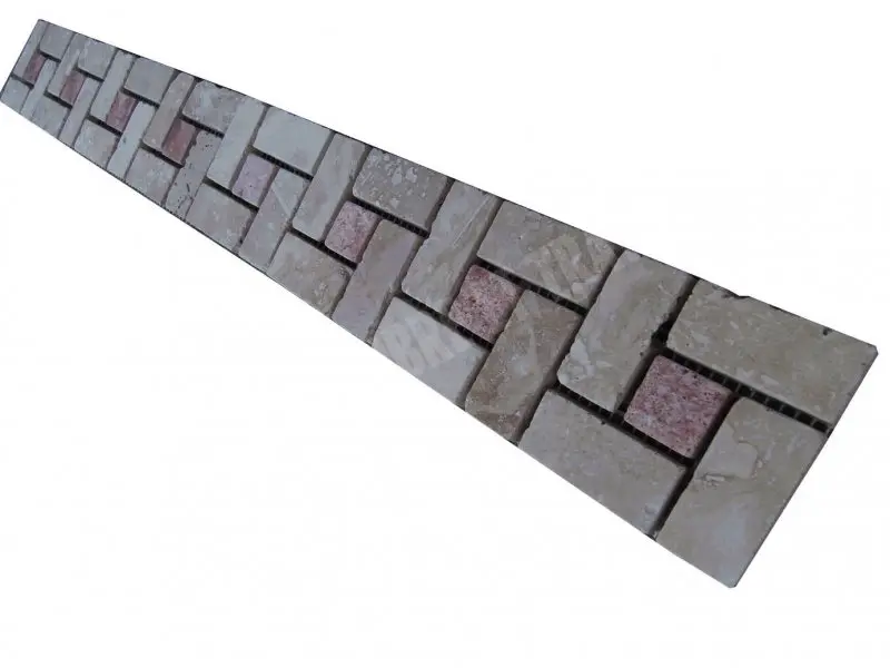 Travertin Classique - Rose Grande Target Frises Antique 1'er Choix  7 € HT - pièce - 04.webp