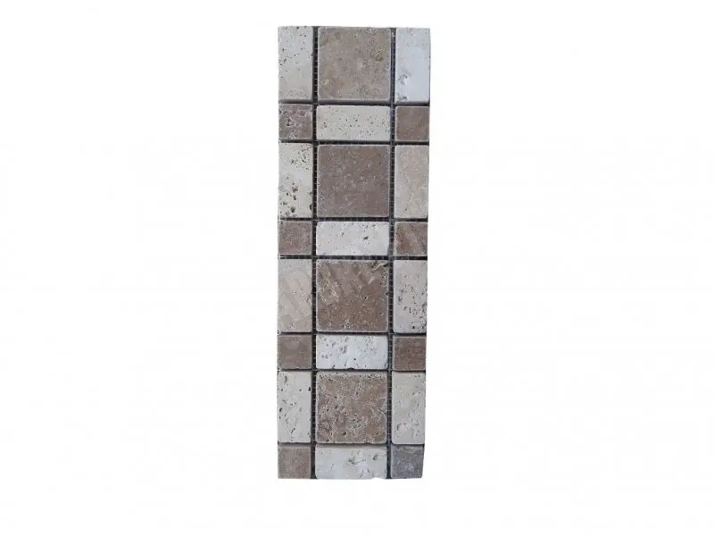 Travertin Noce - Classique Frises Carré 1'er Choix Antique 7 € HT - piece - 04.webp