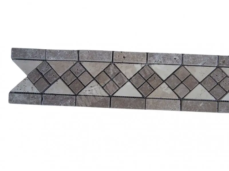Travertin Classique - Noce Frises 28 x 12 cm Antique 1'er Choix 9 € HT - piece - 02.webp