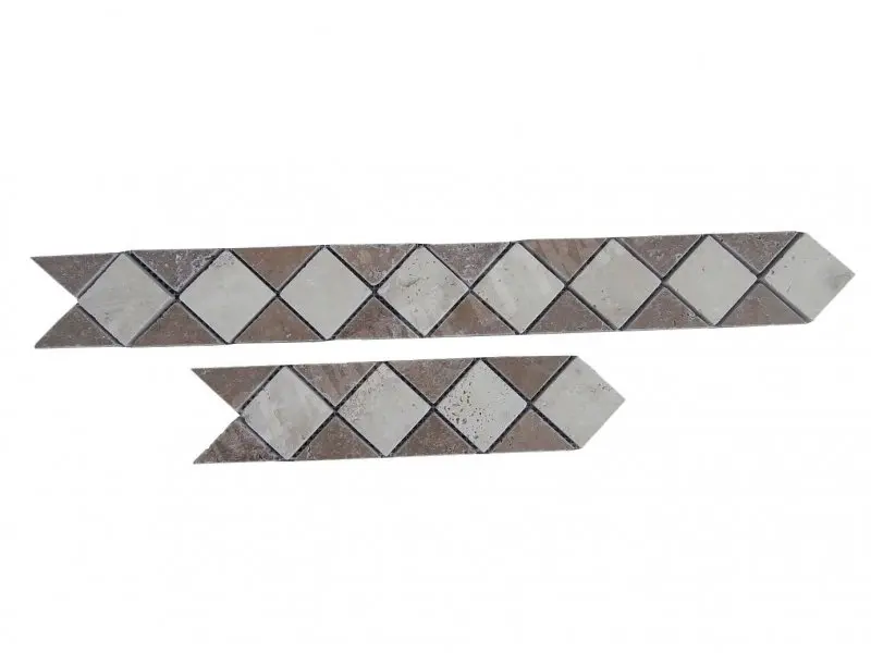 Travertin Classique - Noce Frises 28 x 6 cm Antique 1'er Choix 8 € HT - piece - 02.webp
