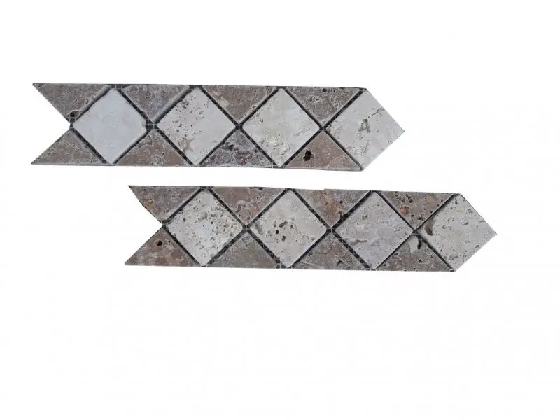 Travertin Noce - Classique Frises Model Petit Rustique KF-16 Antique 7 € HT - piece - 01.webp