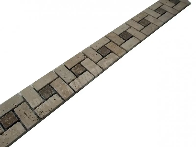 Travertin Classique Grand Target Frises 30,5x8x1 cm 1'er Choix 7 € HT - piece - 04.webp