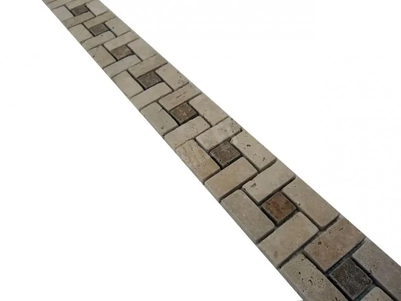 Travertin Classique Grand Target Frises 30,5x8x1 cm 1'er Choix 7 € HT - piece - 02.webp