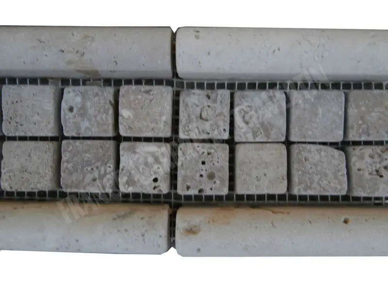 Travertin Frises Classique Mouleur Noce Mosaique 2,3x2,3 cm 30,5x8 cm Antique 9 € HT - piece - 04.webp