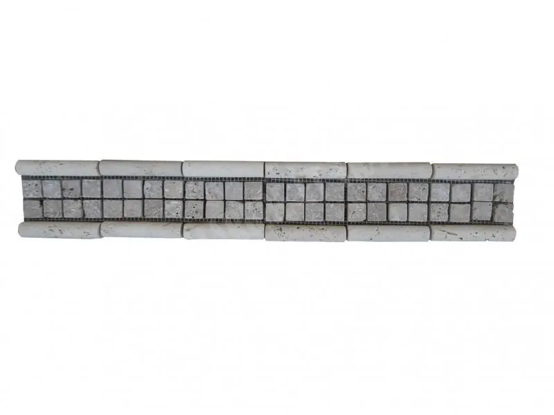 Travertin Frises Classique Mouleur Noce Mosaique 2,3x2,3 cm 30,5x8 cm Antique 9 € HT - piece - 02.webp