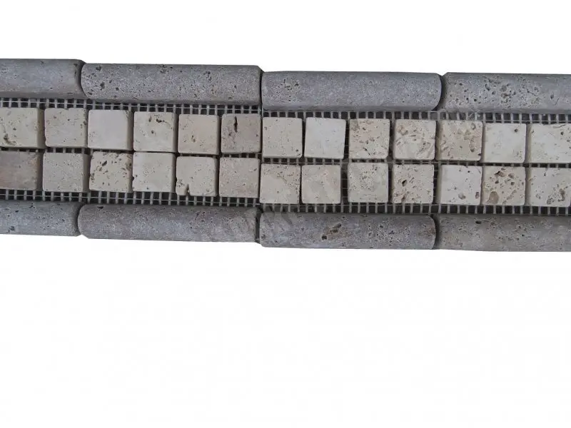Travertin Frises Noce Moulure Classique Mosaique 2,3x2,3 cm 30,5x8 cm Antique 9 € HT - piece - 03.webp