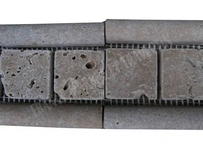 Travertin Frises Noce Moulure Noce Mosaique 4,8x4,8 cm 30,5x10 cm Antique 7 € HT - piece - 03.webp