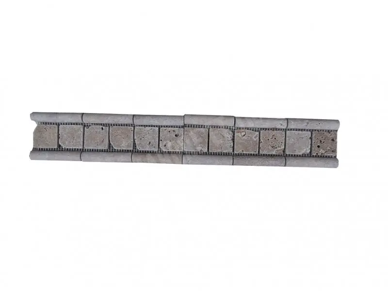 Travertin Frises Noce Moulure Noce Mosaique 4,8x4,8 cm 30,5x10 cm Antique 7 € HT - piece - 02.webp