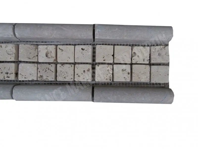 Travertin Vert Clair Moulure Classique Mosaique 2,3x2,3 cm 30,5x8 cm Antique 9 € HT - piece - 03.webp