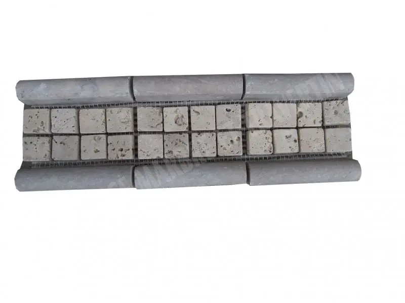 Travertin Vert Clair Moulure Classique Mosaique 2,3x2,3 cm 30,5x8 cm Antique 9 € HT - piece - 04.webp