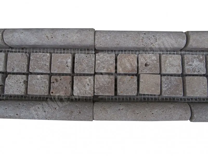 Travertin Frises Noce Moulure Jaune Mosaique 2,3x2,3 cm 30,5x8 cm Antique 9 € HT - piece - 02.webp