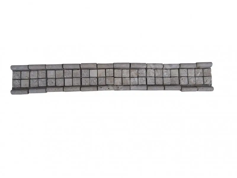 Travertin Frises Noce Moulure Noce Mosaique 2,3x2,3 cm 30,5x8 cm Antique 9 € HT - piece - 01.webp