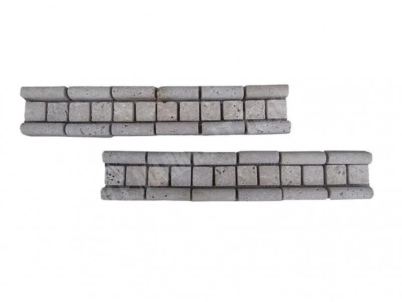 Travertin Frises Noce Moulure Noce Mosaique 2,3x2,3 cm 30,5x5 cm Antique 8 € HT - piece - 01.webp
