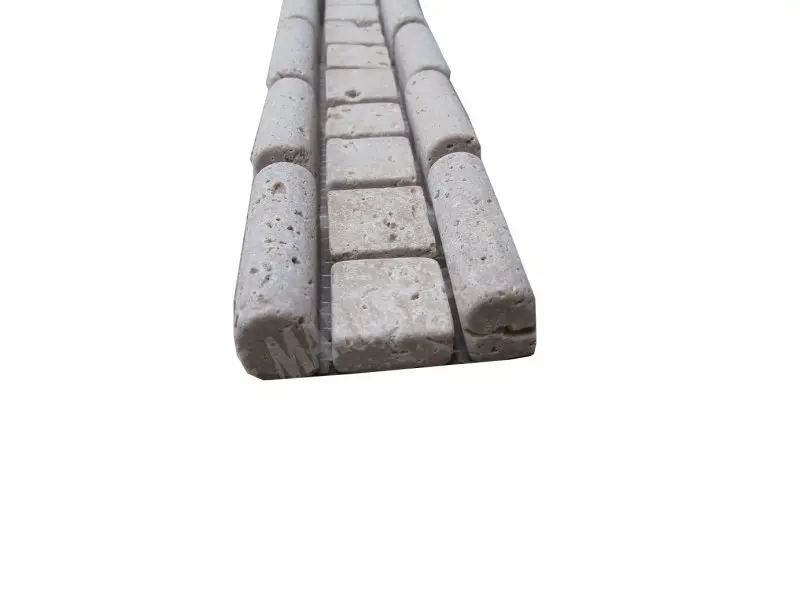 Travertin Frises Noce Moulure Noce Mosaique 2,3x2,3 cm 30,5x5 cm Antique 8 € HT - piece - 03.webp