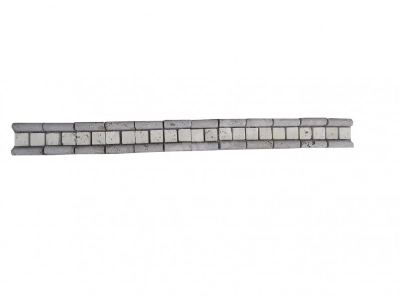 Travertin Frises Noce Moulure Classique Mosaique 2,3x2,3 cm 30,5x5 cm Antique 8 € HT - piece - 02.webp