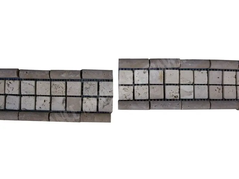 Travertin Frises Noce Mouleur Classique Mosaique 2,3x2,3 cm 30,5x8 cm Antique 9 € HT - piece - 01.webp