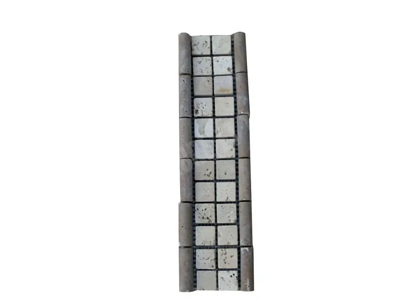 Travertin Frises Noce Mouleur Classique Mosaique 2,3x2,3 cm 30,5x8 cm Antique 9 € HT - piece - 03.webp