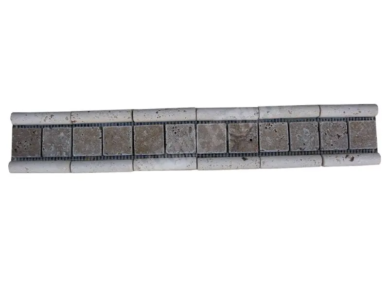 Travertin Frises Classique Mouleur Noce Mosaique 4,8x4,8 cm 30,5x8 cm Antique 7 € HT - piece - 02.webp
