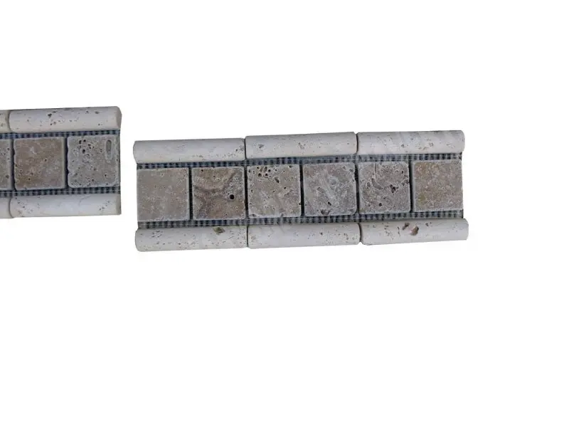 Travertin Frises Classique Mouleur Noce Mosaique 4,8x4,8 cm 30,5x8 cm Antique 7 € HT - piece - 01.webp