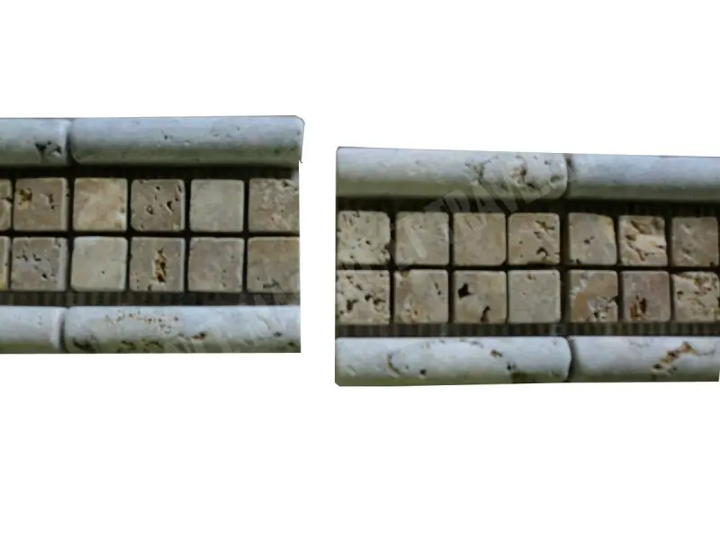 Travertin Frises Classique Mouleur 2,3x2,3 cm Jaune Antique 9 € HT - piece - 04.webp