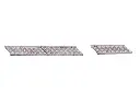 Travertin Mixte Frises Mosaique  1er choix 23,5x6.5x1cm Antique 11 € HT - pièce - 03.webp