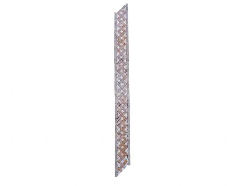 Travertin Mixte Frises Mosaique  1er choix 23,5x6.5x1cm Antique 11 € HT - pièce - 01.webp
