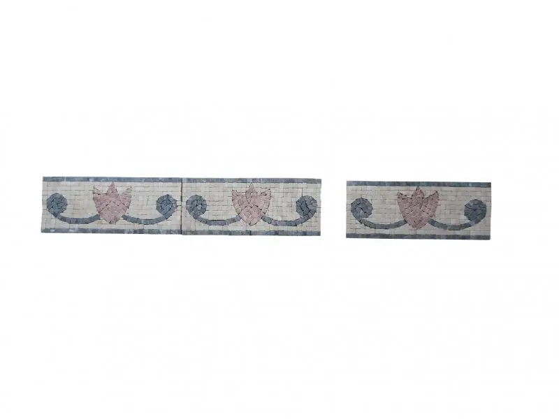 Travertin Mixte  Mosaique Frises 30,5x12,5 cm Antique 15 € HT - piece - 01.webp