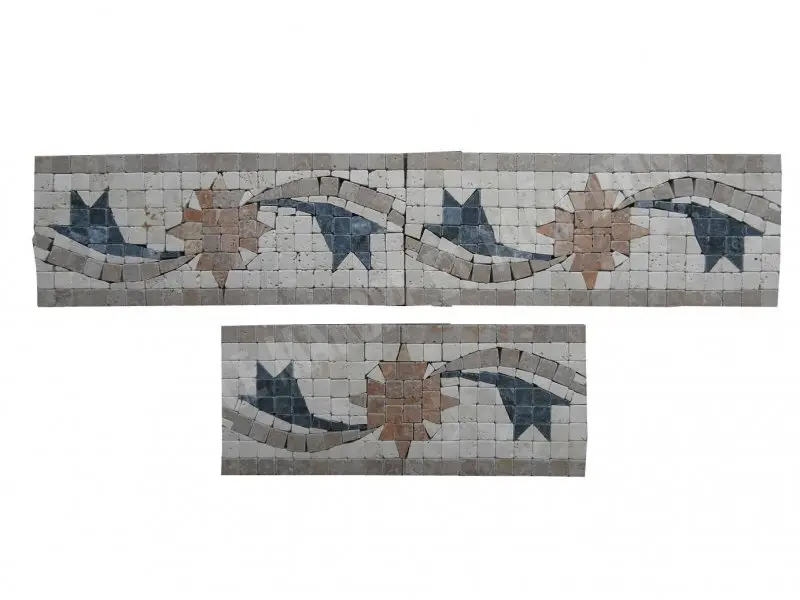 Travertin Mixte  Mosaique Frises 30x10 cm Antique 14 € HT - piece - 02.webp