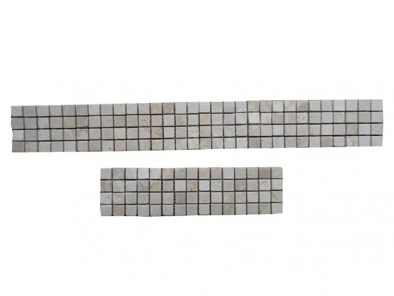 Travertin Mixte Mosaique Frises 25x6,5 cm  3 € HT - piece - 04.webp