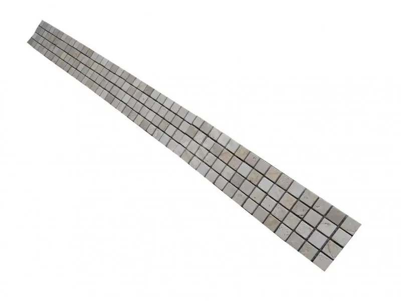 Travertin Mixte Mosaique Frises 25x6,5 cm  3 € HT - piece - 03.webp