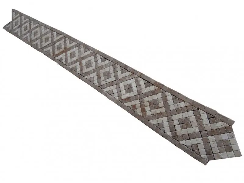 Travertin Mixte Mosaique Frises 28,5x9 cm Antique 14 € HT - piece - 04.webp