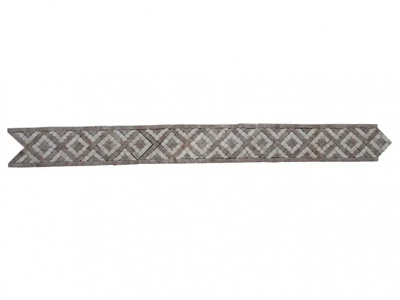 Travertin Mixte Mosaique Frises 28,5x9 cm Antique 14 € HT - piece - 02.webp