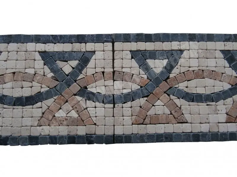 Travertin Mixte Mosaique Frises 30,5x12,5 cm Antique 15 € HT - piece - 04.webp