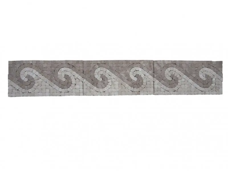 Travertin Mixte Mosaique Frises 30,5x15,5 cm Antique 15 € HT - piece - 01.webp