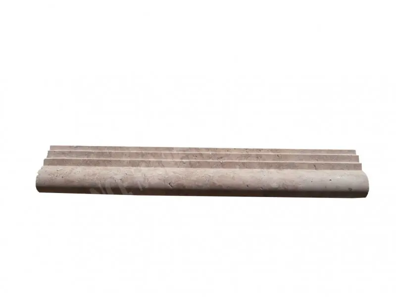 Travertin Classique Beige Moulure Ogee 3 Adoucie 30,5 x 4,5 cm Rustique 5 € HT - pièce - 04.webp