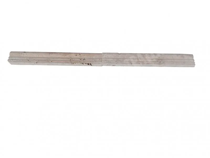 Travertin Classique Beige Moulure Ogee 3 Adoucie 30,5 x 4,5 cm Rustique 5 € HT - pièce - 01.webp