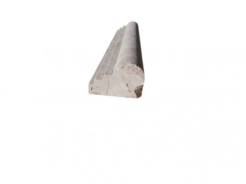 Travertin Classique Beige Moulure Ogee 3 Adoucie 30,5 x 4,5 cm Rustique 5 € HT - pièce - 03.webp