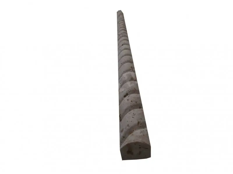 Travertin Classique Moulure Model Pencil Corde 30,5x2,5x2,5cm Rustique 5 € HT - pièce - 04.webp