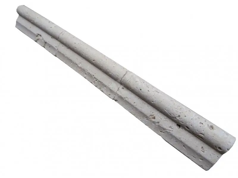Travertin Classique Moulure Petit London Antique 10x3,5 cm 1'er Choix 2 € HT - pièce - 03.webp