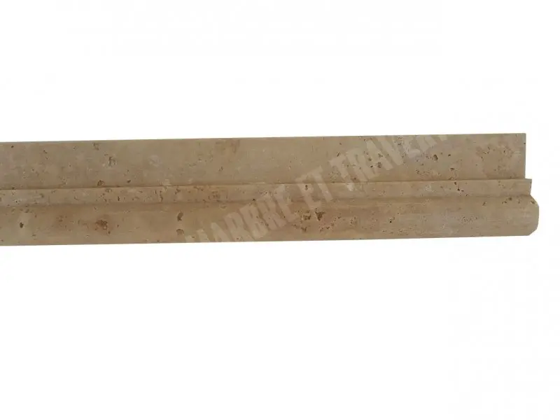 Travertin Classique Moulure Ogee 1 Adouci 1'er Choix 5 € HT - piéce - 01.webp