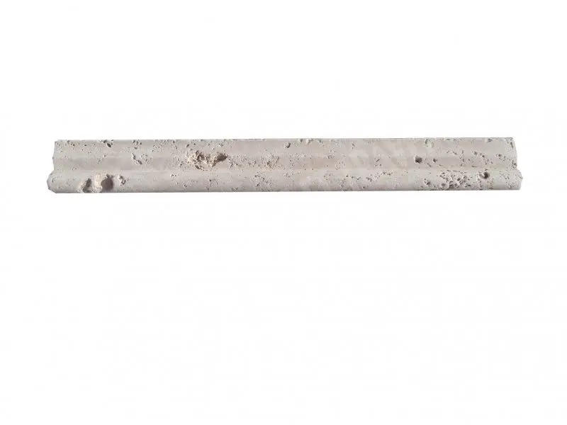 Travertin Classique Moulure Petit London 4,5x30,5 cm Antique Rustique 4 € HT - piéce - 02.webp