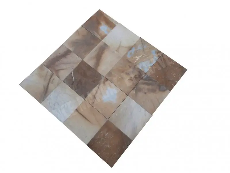 Marbre Jaune Picasso 20,3x20,3x1,25 cm Brossé  Rustique 30 € HT - m² - 04.webp