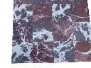 Marbre Rouge Tiger Cerise 30.5x30.5x1 cm Polie 1'er Choix 65 € HT - m² - 02.webp