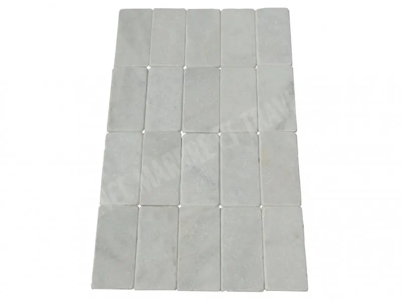 Marbre Blanc 7,5x15 cm Antique 1'er Choix 35 € HT - m² - 03.webp